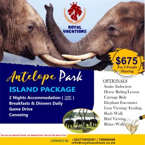 Antelope Park Island Package Getaway